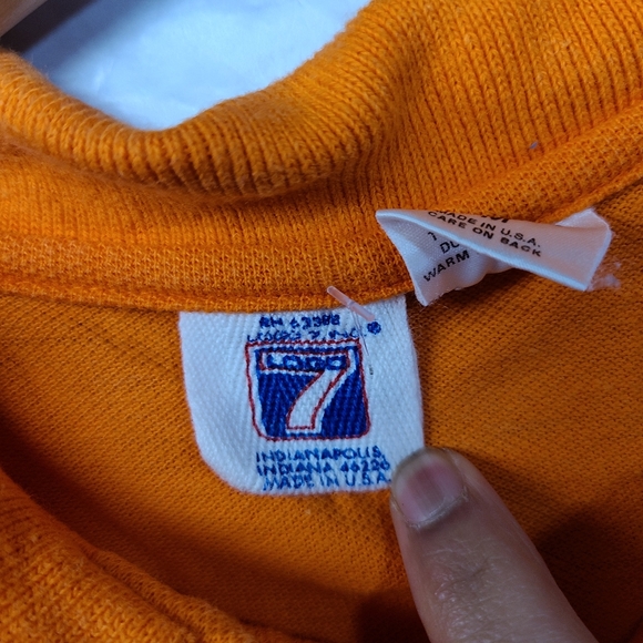 San Francisco Giants Logo 7 Golf Polo Orange Youth - Picture 7 of 7